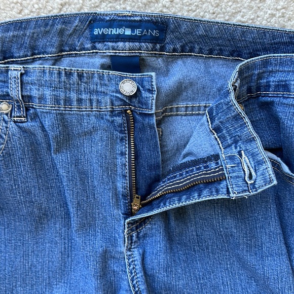 Avenue Boho Embroidered Cropped Jeans - Picture 10 of 12